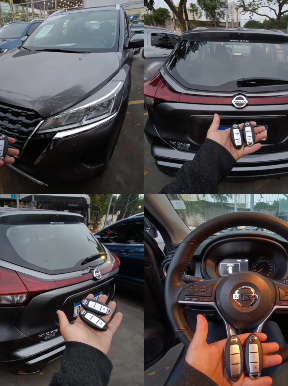 Chaves presenciais para Nissan Kicks